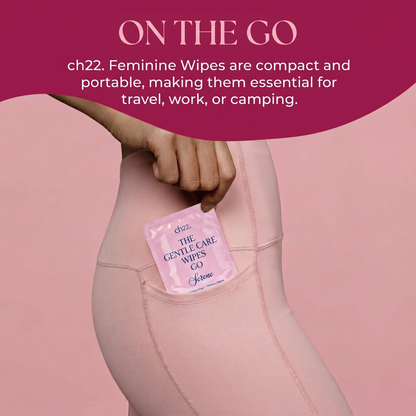 On-the-Go pH-Balanced Feminine Wipes - 1BOX/22